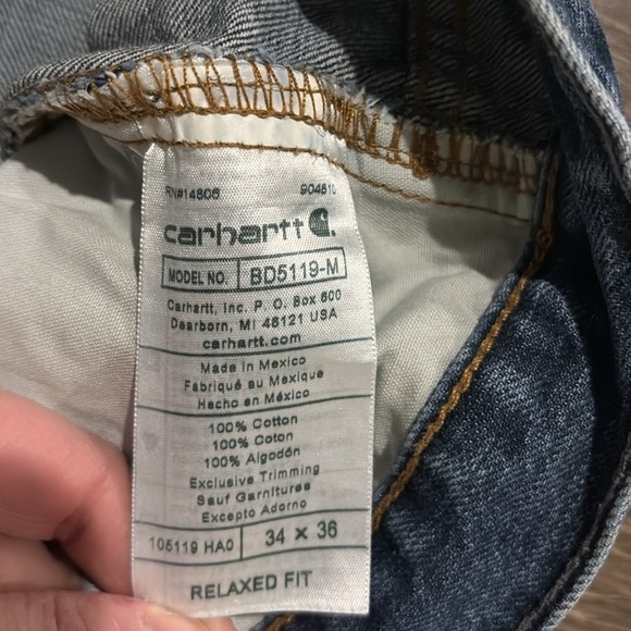 Carhartt men’s relaxed fit jeans - Picture 5 of 7